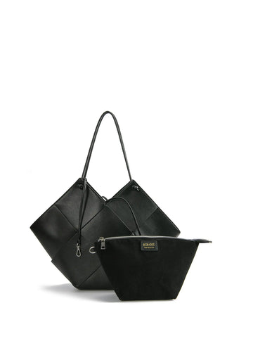 Taylor Contexture Leather Bag, Black by Bob Oré BOB ORE