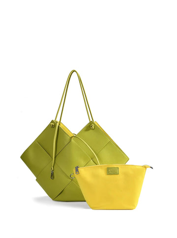 Taylor Contexture Leather Bag, Kiwi Green by Bob Oré BOB ORE