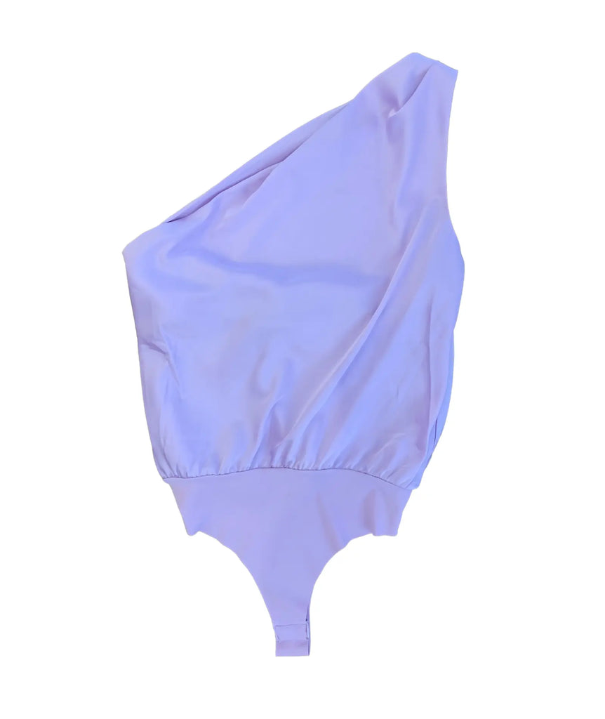 The Dolly One Shoulder Lilac Bodysuit by 8apart 8APART