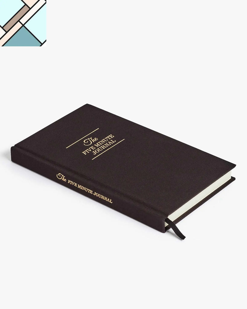 The Five Minute Journal - Bold Black by Intelligent Change INTELLIGENT CHANGE