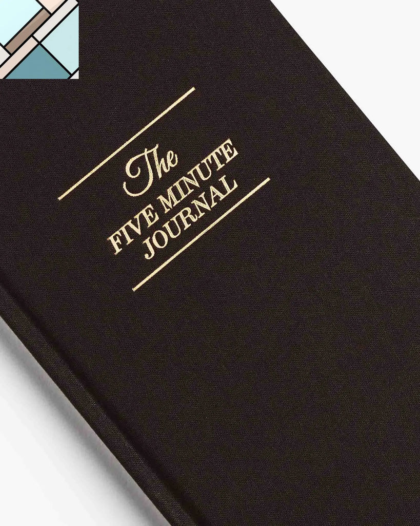 The Five Minute Journal - Bold Black by Intelligent Change INTELLIGENT CHANGE