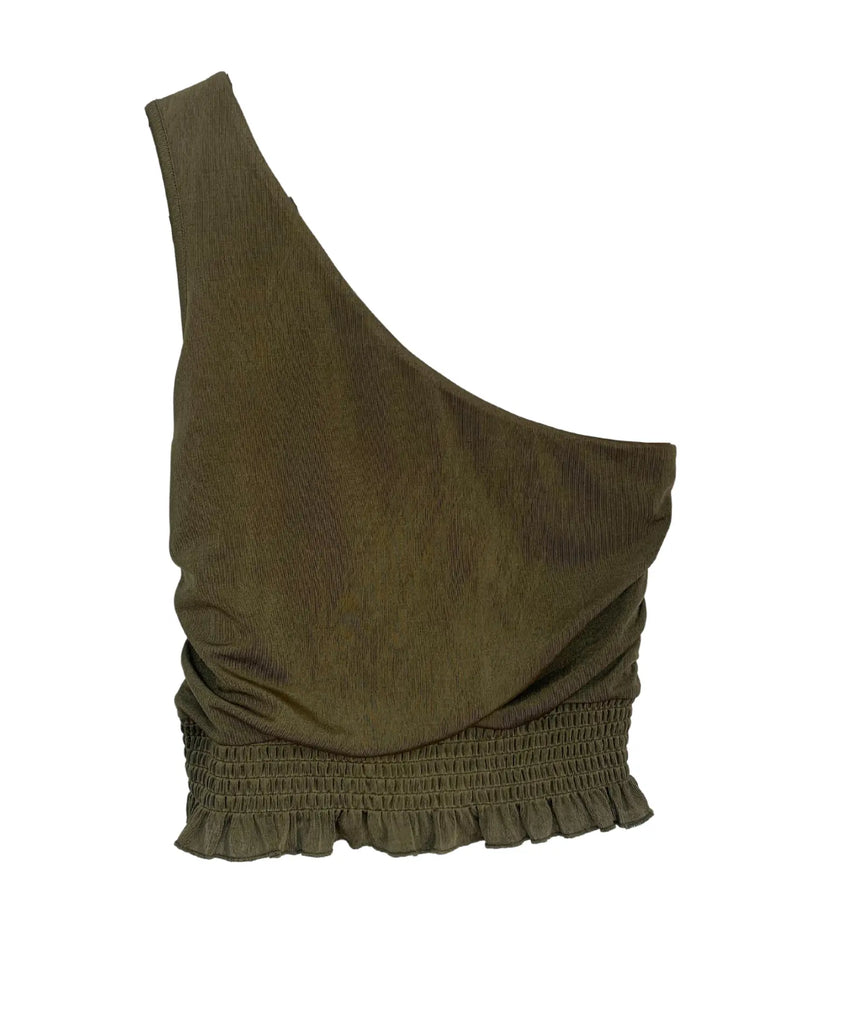 The Jane One Shoulder Tank by 8apart 8APART