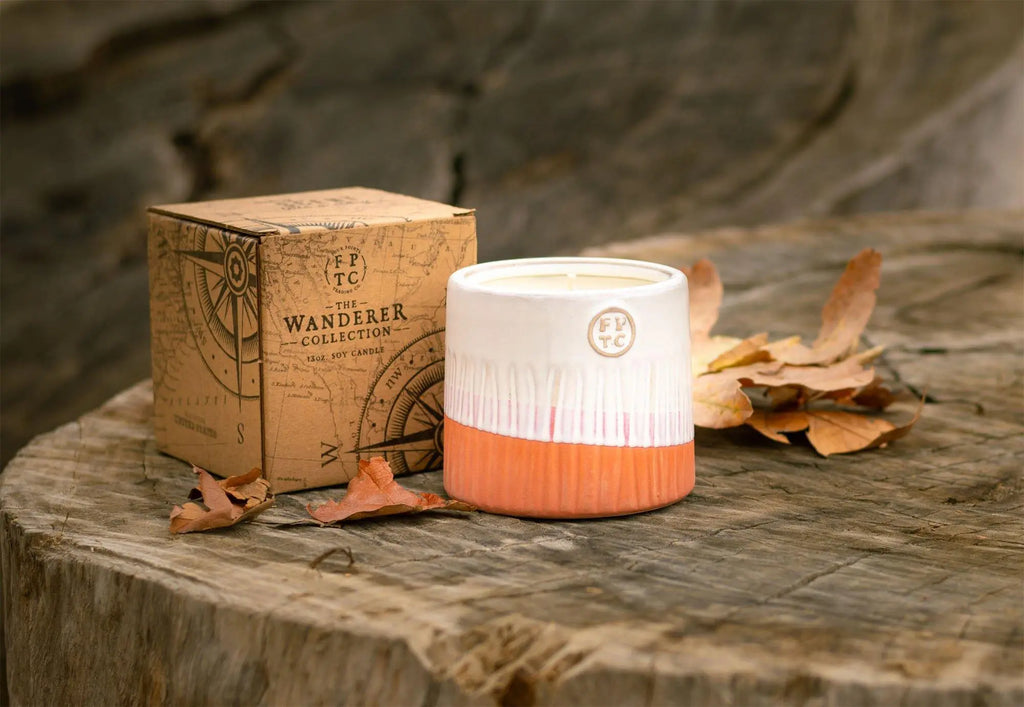 The Wanderer 13 oz Countryside Soy Scented Candle by Four Points Trading Co. FOUR POINTS TRADING CO.