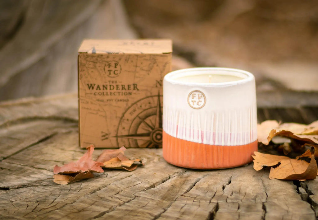 The Wanderer 13 oz Gypsy Wind Soy Scented Candle by Four Points Trading Co. FOUR POINTS TRADING CO.