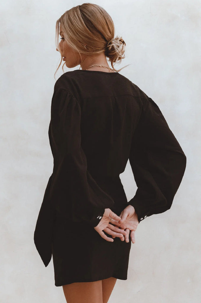 Ti Amo Linen Wrap Dress by Bali ELF Bali ELF