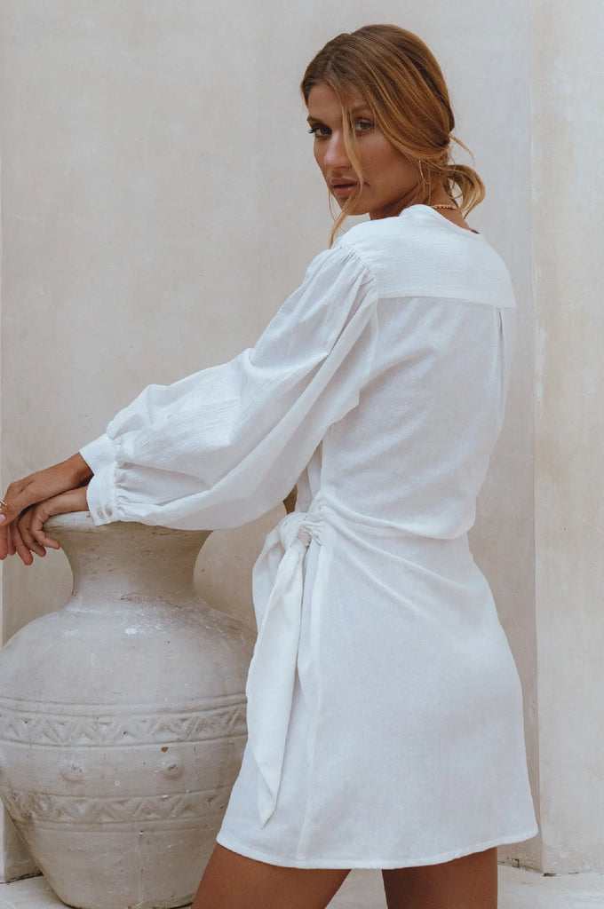 Ti Amo Linen Wrap Dress by Bali ELF Bali ELF