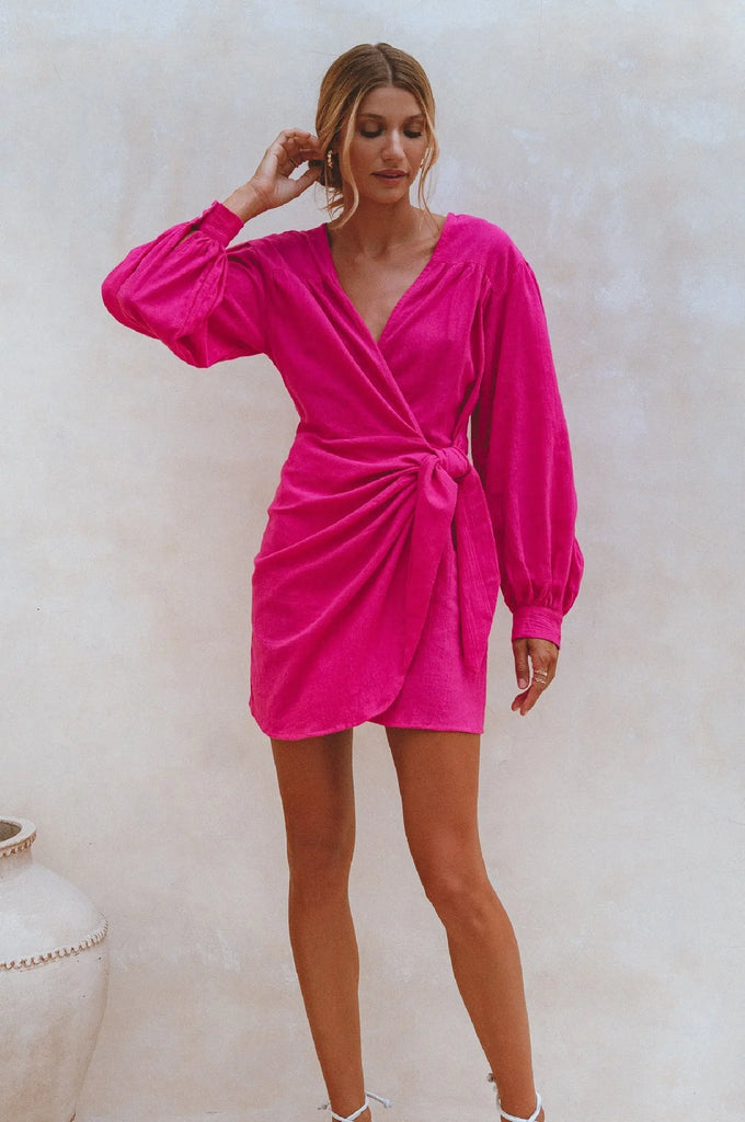 Ti Amo Linen Wrap Dress by Bali ELF Bali ELF