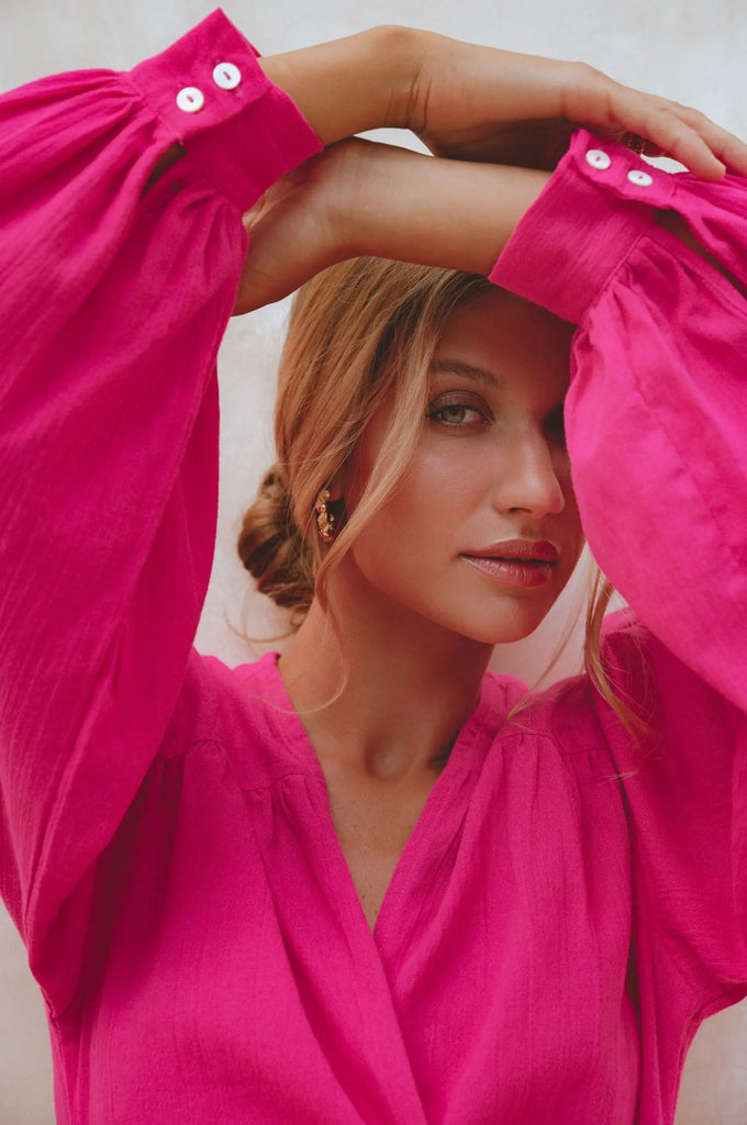 Ti Amo Linen Wrap Dress by Bali ELF Bali ELF