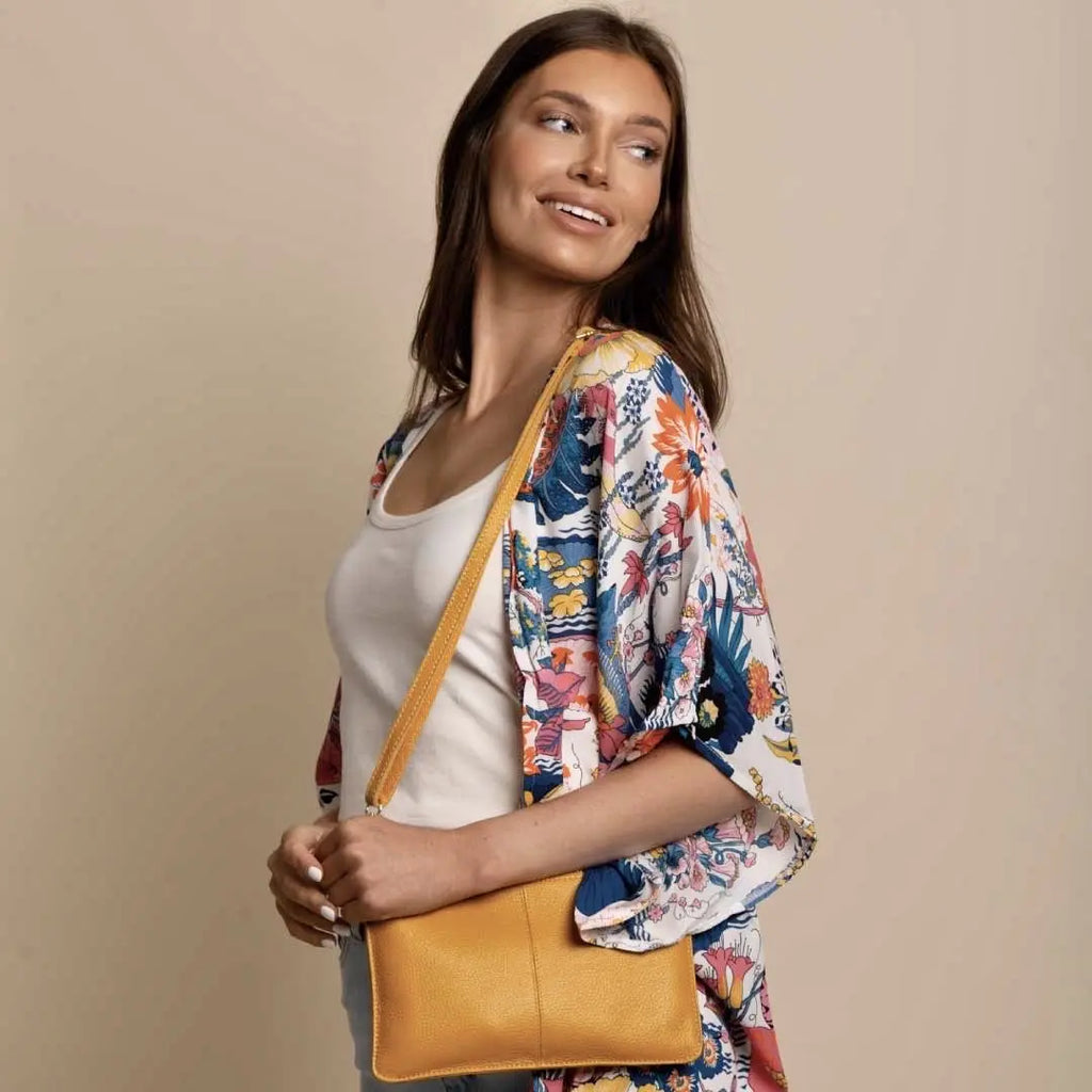 Tonya Leather Crossbody by ClaudiaG Collection CLAUDIAG COLLECTION