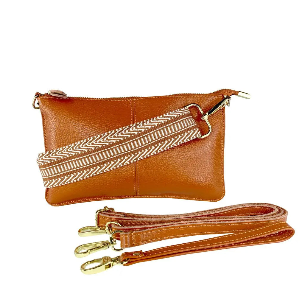 Tonya Leather Crossbody by ClaudiaG Collection CLAUDIAG COLLECTION
