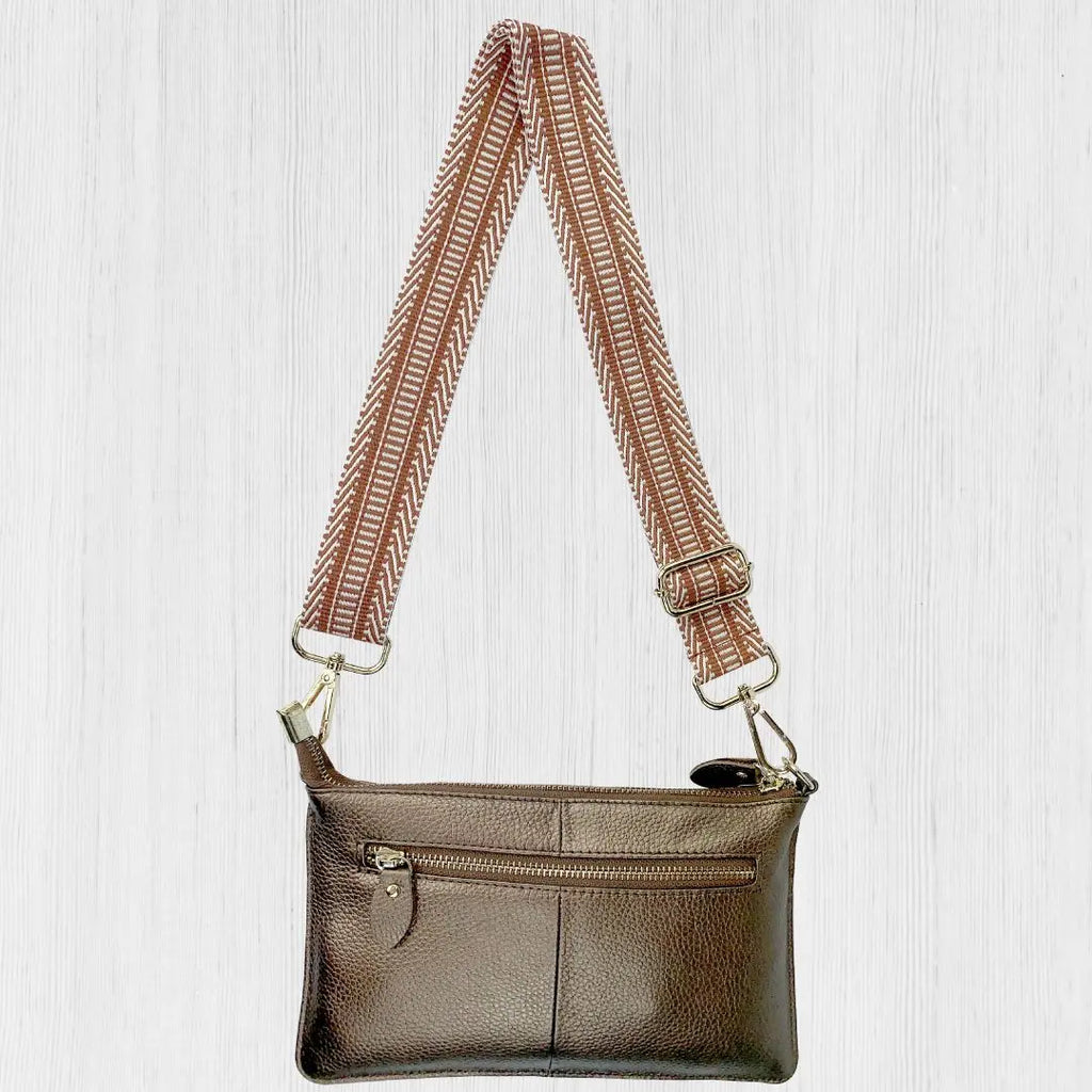 Tonya Leather Crossbody by ClaudiaG Collection CLAUDIAG COLLECTION