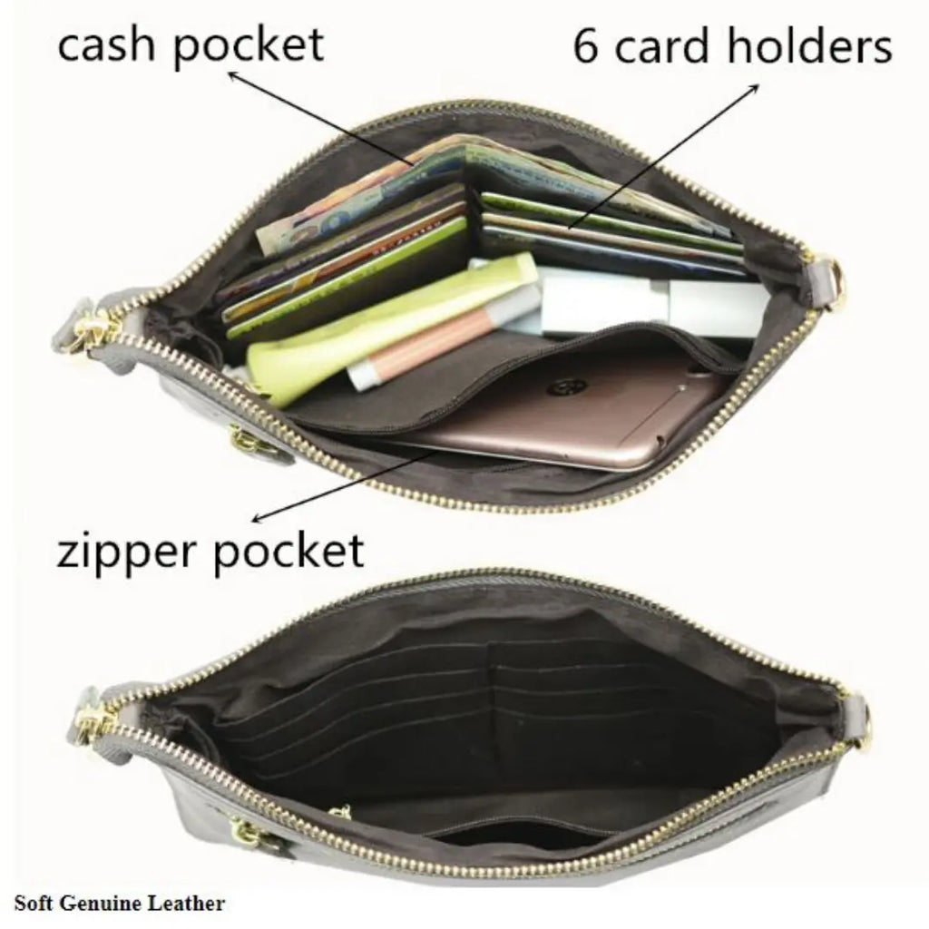 Tonya Leather Crossbody by ClaudiaG Collection CLAUDIAG COLLECTION