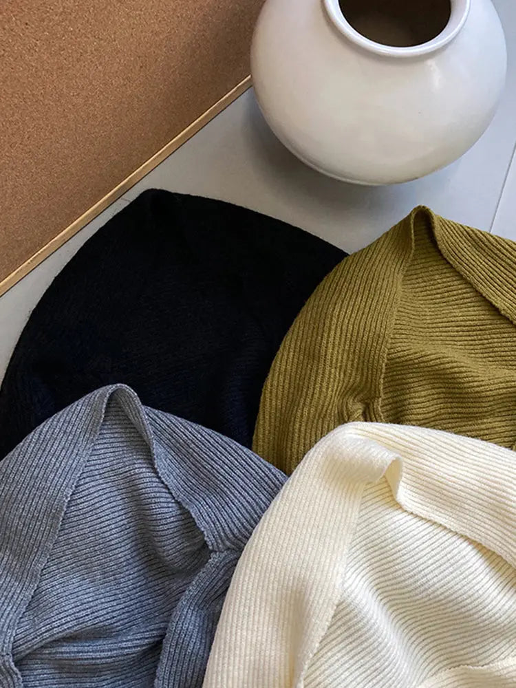 Touka Knitted Shrug Scarf - Gray by Marigold Shadows Marigold Shadows