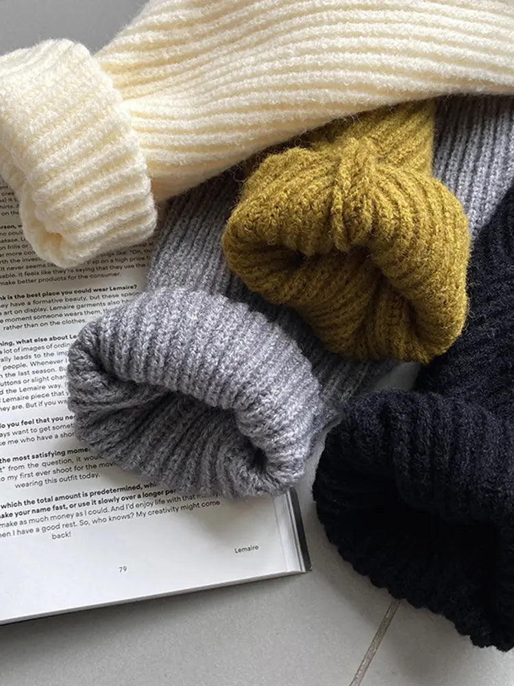 Touka Knitted Shrug Scarf - Gray by Marigold Shadows Marigold Shadows