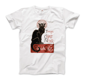 Tournee du Chat Noir Artwork T-Shirt by Art-O-Rama Shop ART-O-RAMA-SHOP