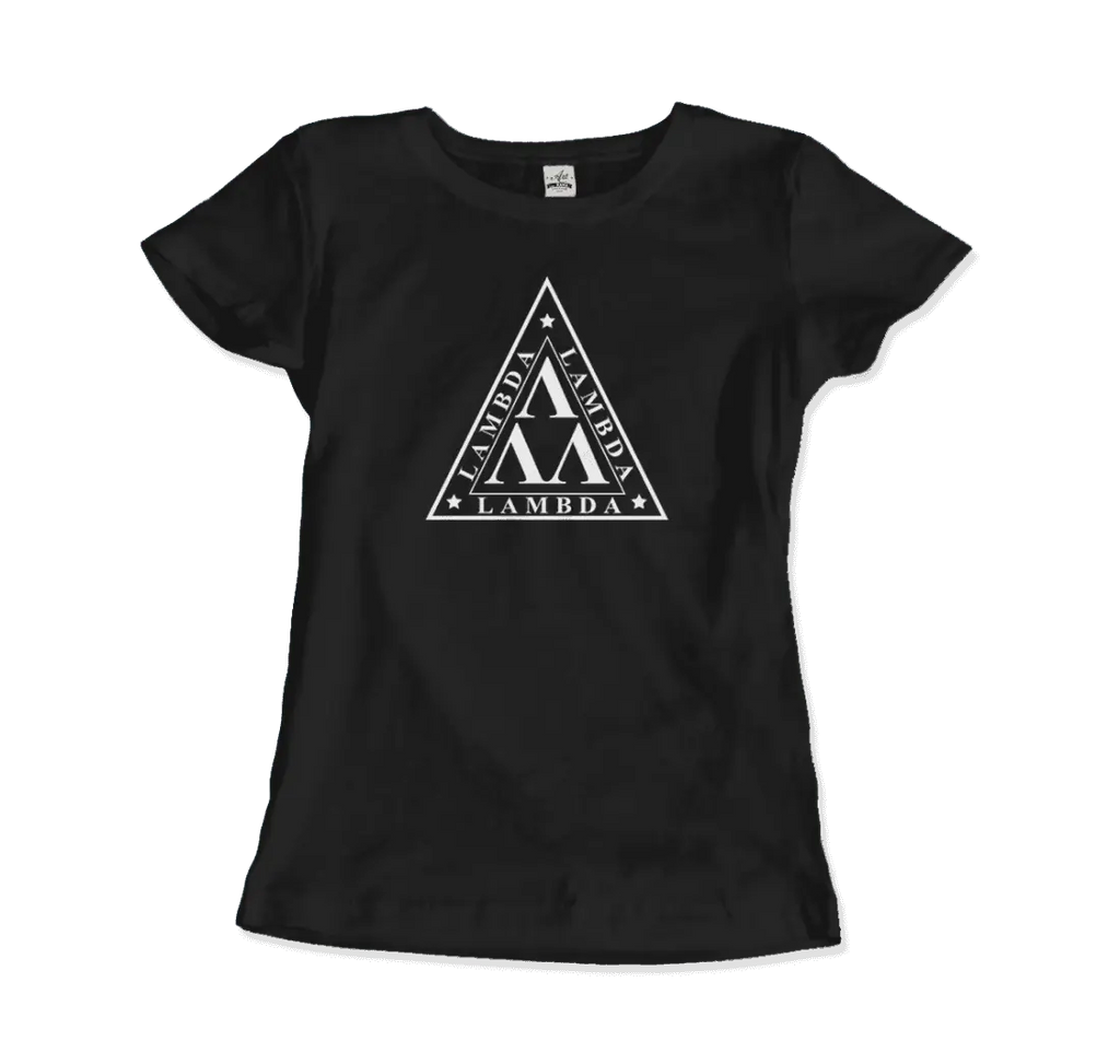 Tri-Lambs - Nerds Organization Symbol Art T-Shirt by Art-O-Rama Shop ART-O-RAMA-SHOP
