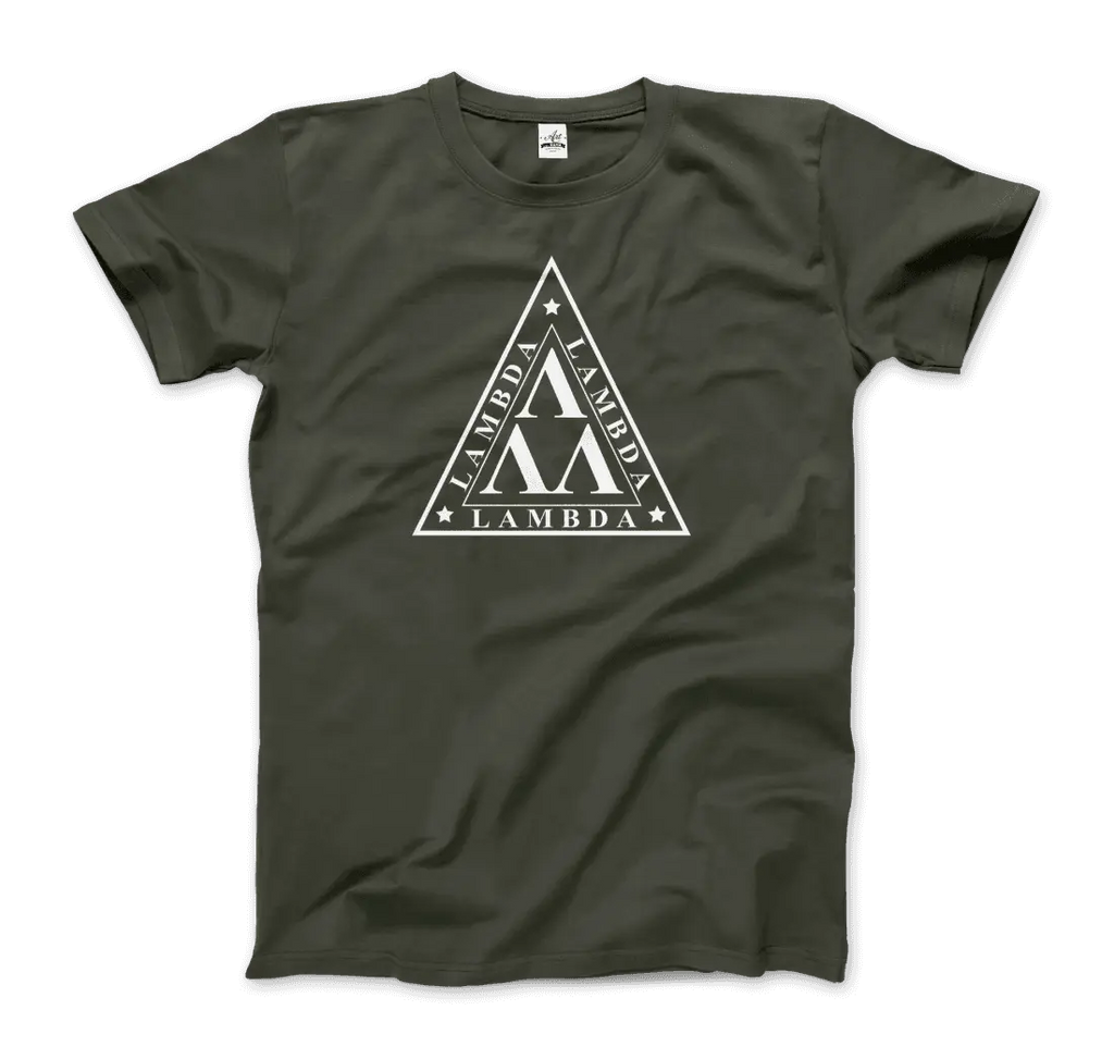 Tri-Lambs - Nerds Organization Symbol Art T-Shirt by Art-O-Rama Shop ART-O-RAMA-SHOP