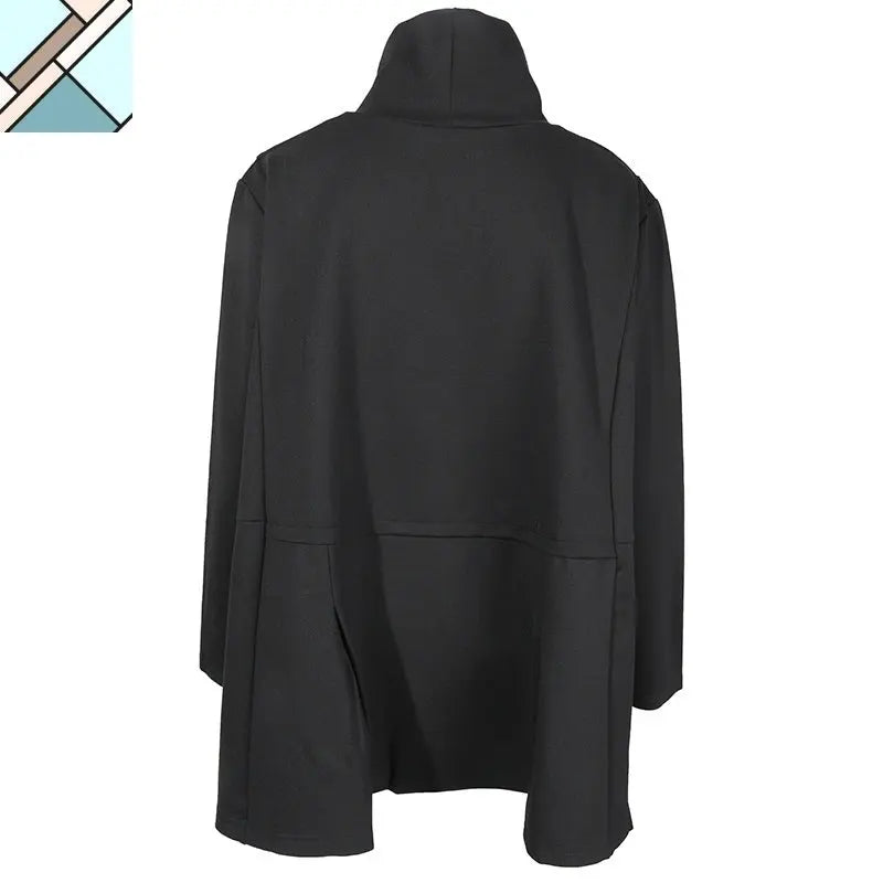 Tsyua Drawstring Turtleneck Sweatshirt by Marigold Shadows MARIGOLD SHADOWS