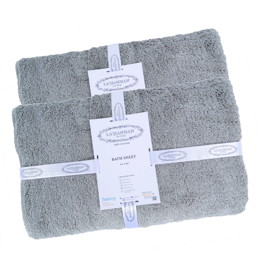 Turkish Cotton Bath Sheet Towel by La'Hammam La'Hammam