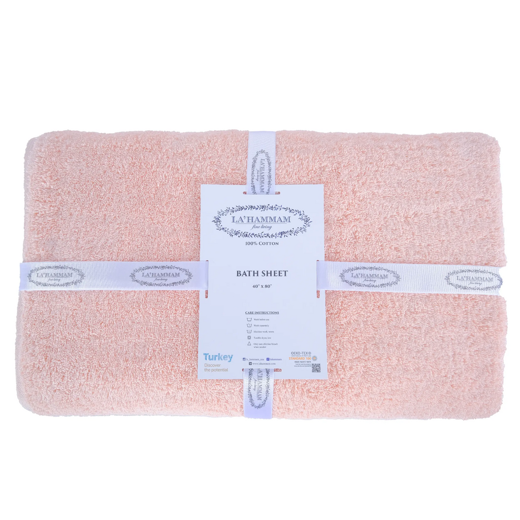 Turkish Cotton Bath Sheet Towel by La'Hammam La'Hammam