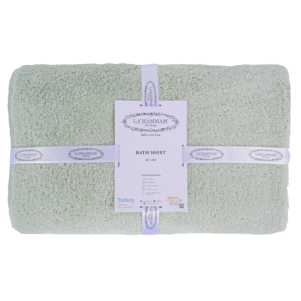 Turkish Cotton Bath Sheet Towel by La'Hammam La'Hammam