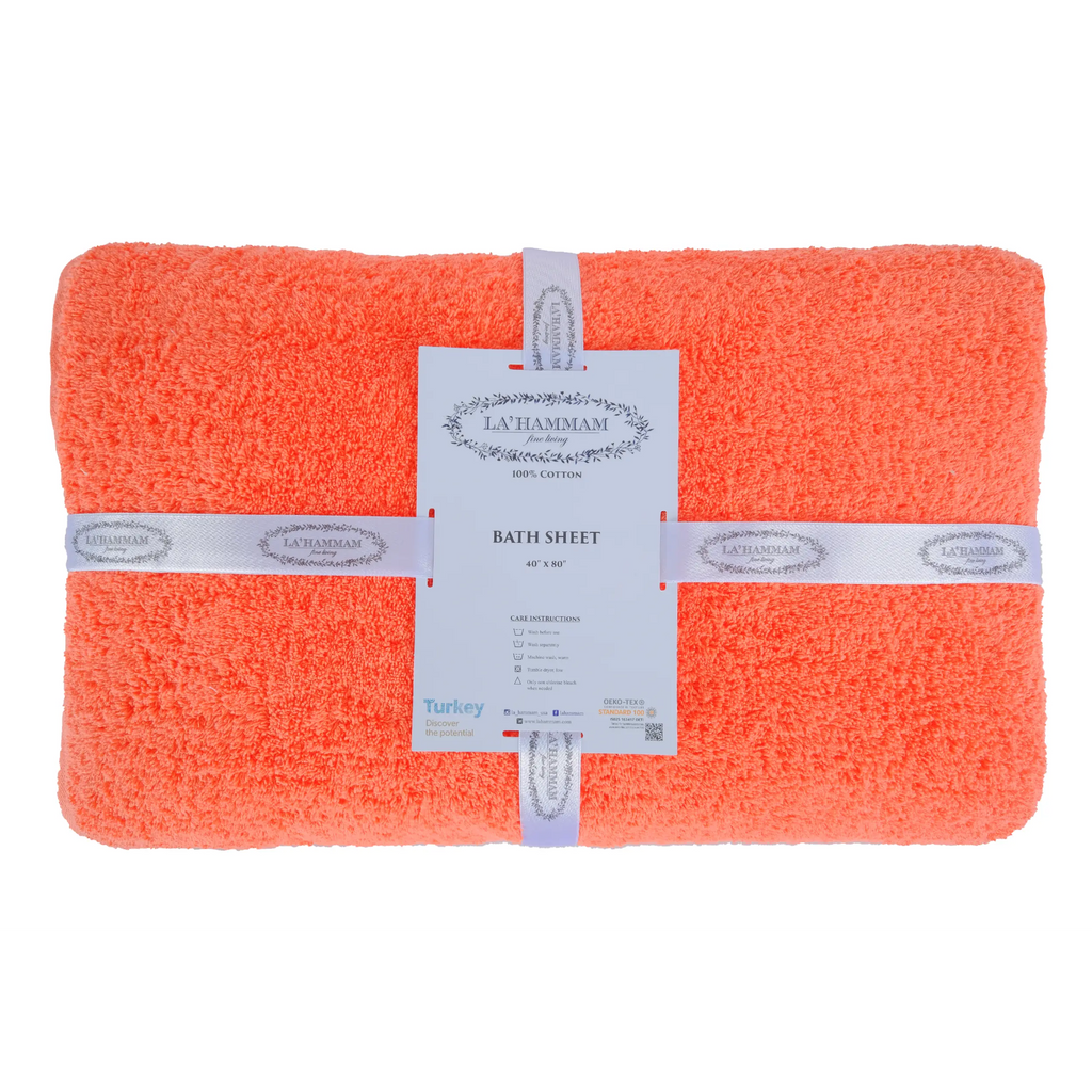 Turkish Cotton Bath Sheet Towel by La'Hammam La'Hammam