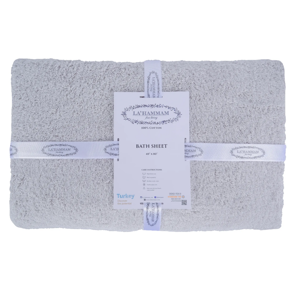 Turkish Cotton Bath Sheet Towel by La'Hammam La'Hammam