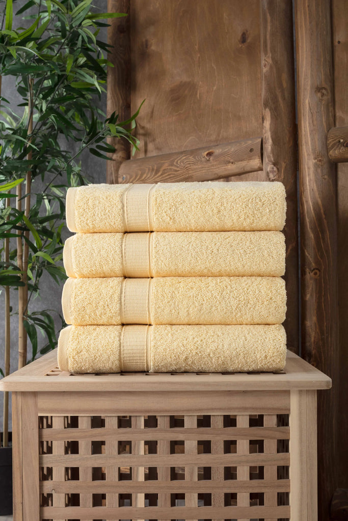 Turkish Cotton Bath Towel Set of 4 by La'Hammam La'Hammam