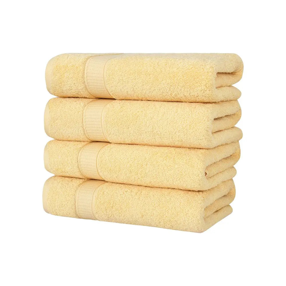 Turkish Cotton Bath Towel Set of 4 by La'Hammam La'Hammam