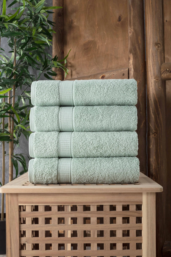 Turkish Cotton Bath Towel Set of 4 by La'Hammam La'Hammam
