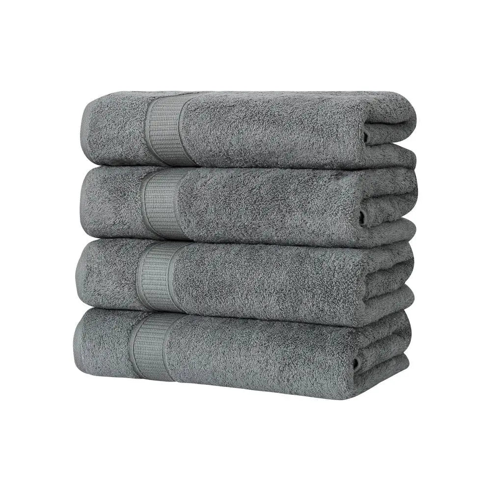 Turkish Cotton Bath Towel Set of 4 by La'Hammam La'Hammam