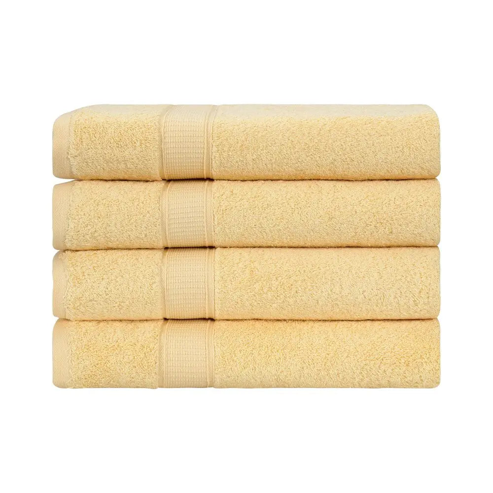 Turkish Cotton Bath Towel Set of 4 by La'Hammam La'Hammam
