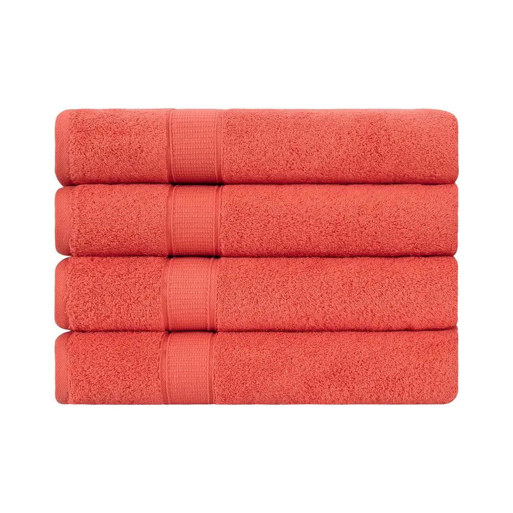 Turkish Cotton Bath Towel Set of 4 by La'Hammam La'Hammam