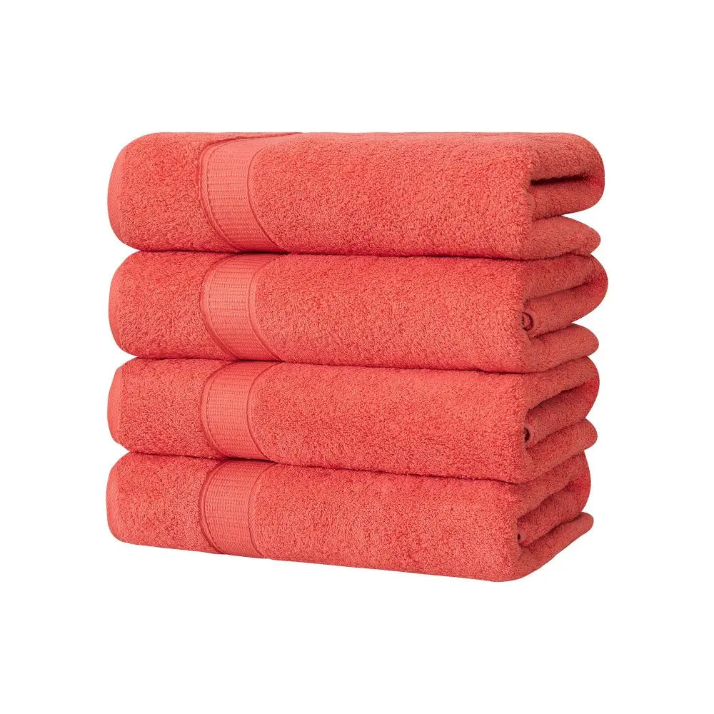 Turkish Cotton Bath Towel Set of 4 by La'Hammam La'Hammam