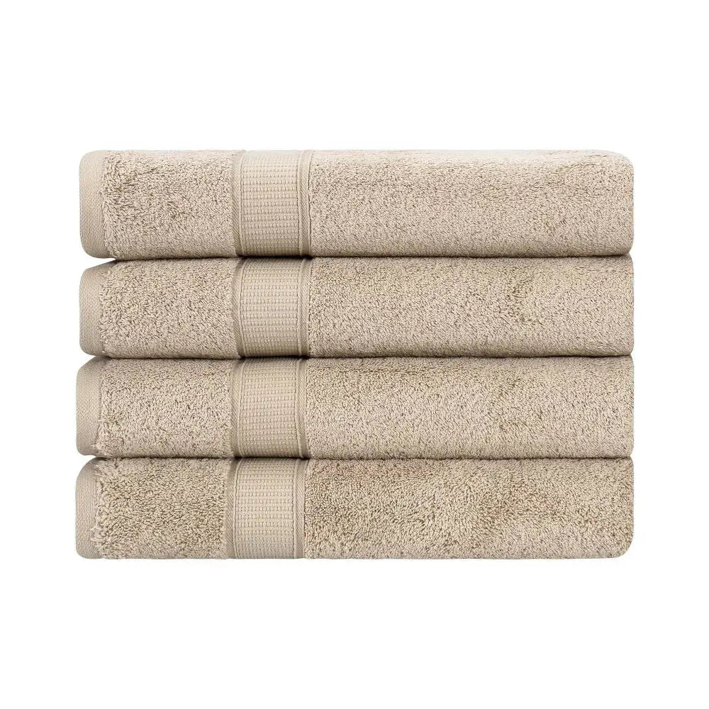 Turkish Cotton Bath Towel Set of 4 by La'Hammam La'Hammam