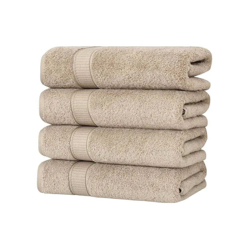 Turkish Cotton Bath Towel Set of 4 by La'Hammam La'Hammam