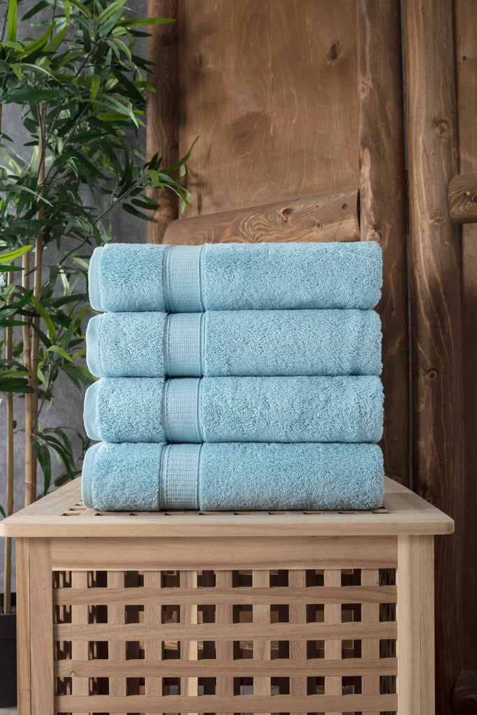 Turkish Cotton Bath Towel Set of 4 by La'Hammam La'Hammam