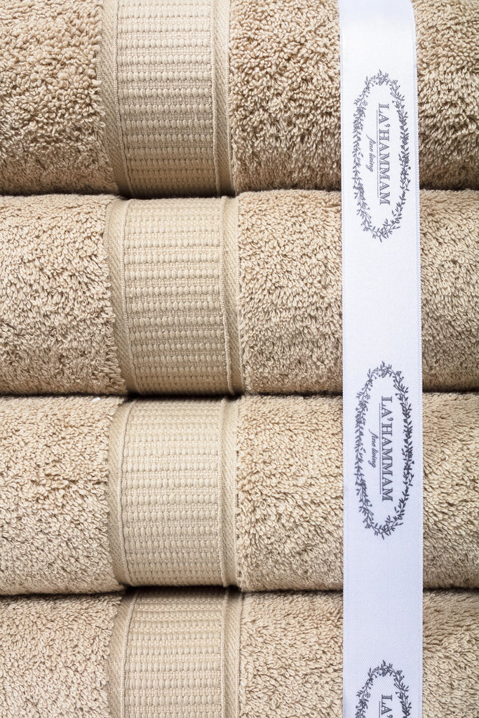 Turkish Cotton Hand Towel Set of 6 by La'Hammam La'Hammam