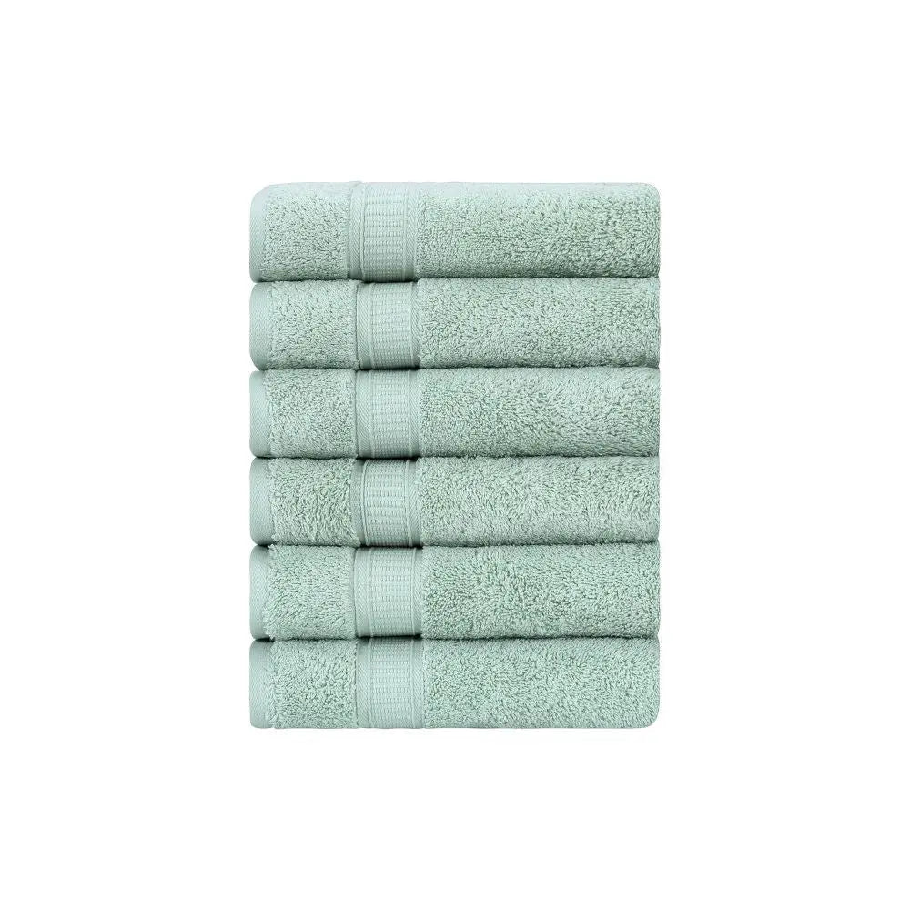 Turkish Cotton Hand Towel Set of 6 by La'Hammam La'Hammam