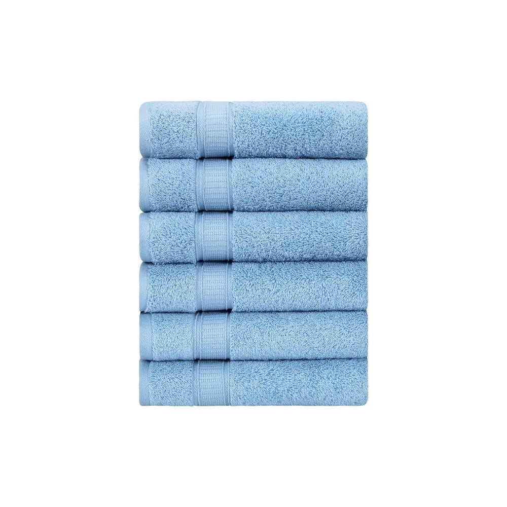 Turkish Cotton Hand Towel Set of 6 by La'Hammam La'Hammam