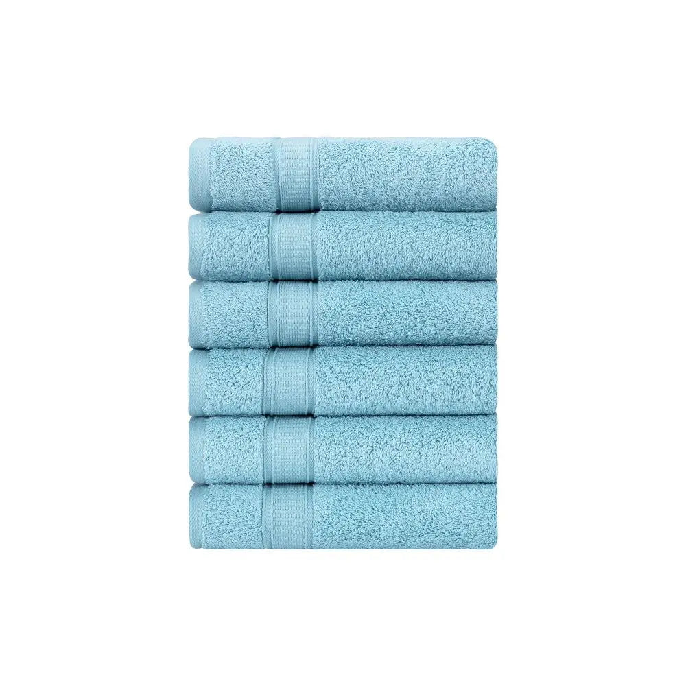Turkish Cotton Hand Towel Set of 6 by La'Hammam La'Hammam