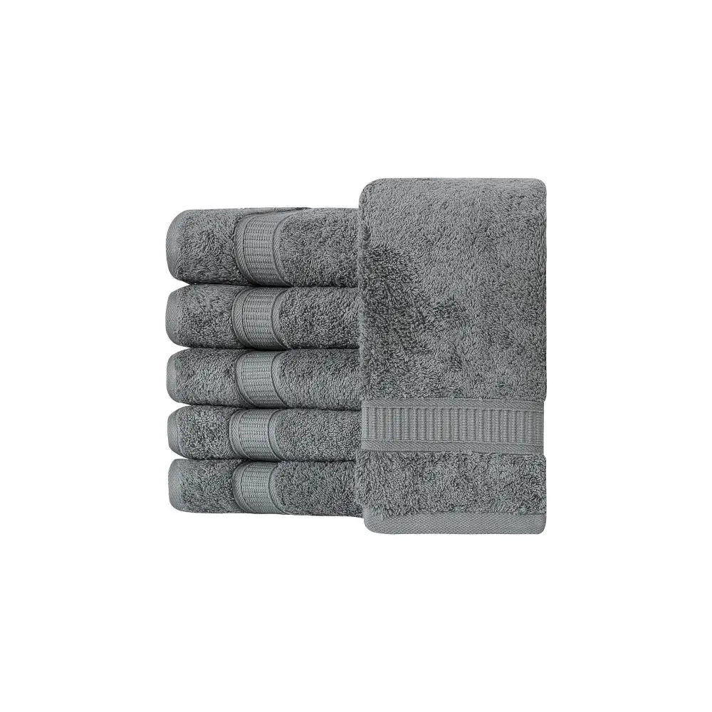Turkish Cotton Hand Towel Set of 6 by La'Hammam La'Hammam