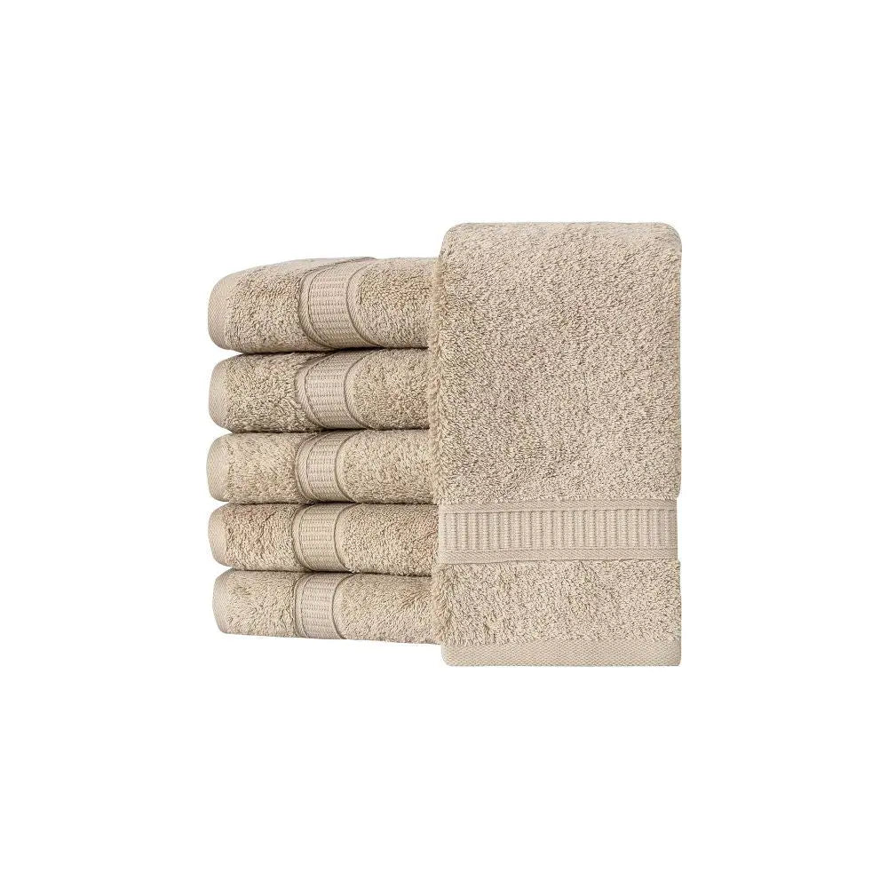 Turkish Cotton Hand Towel Set of 6 by La'Hammam La'Hammam