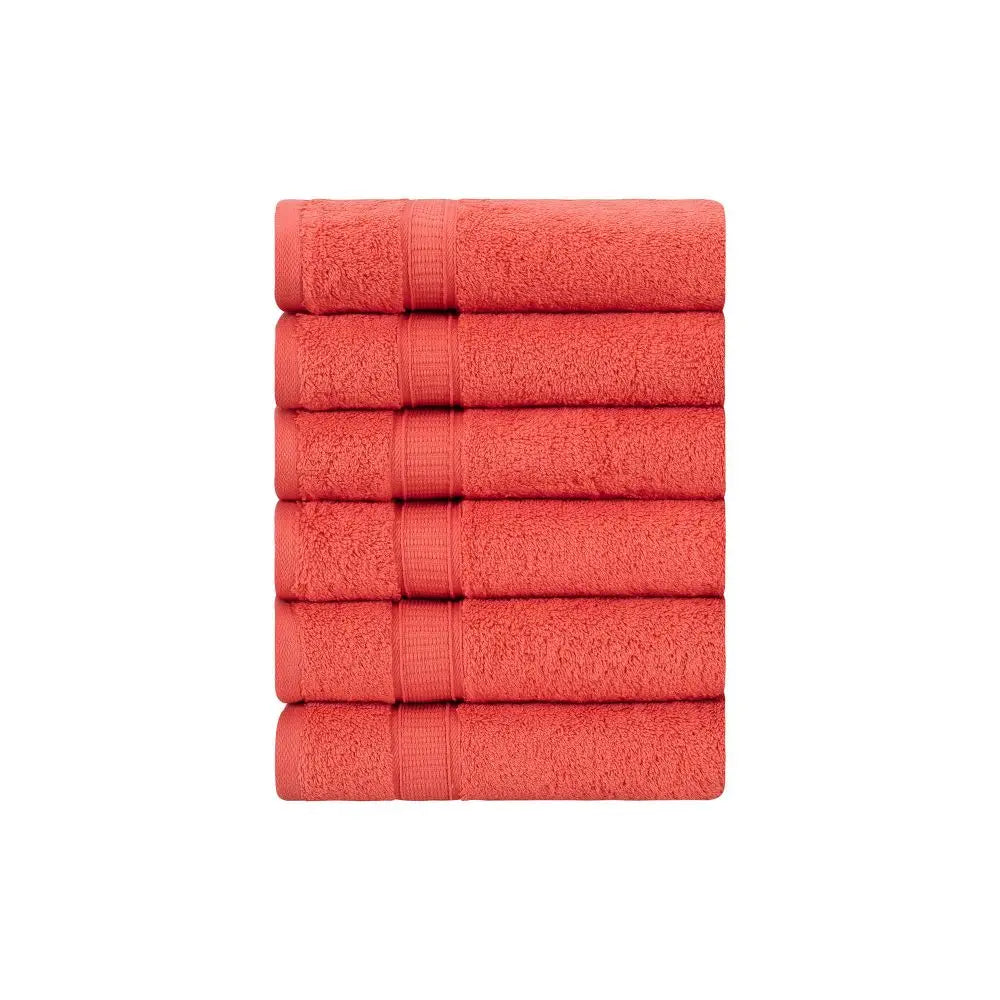Turkish Cotton Hand Towel Set of 6 by La'Hammam La'Hammam