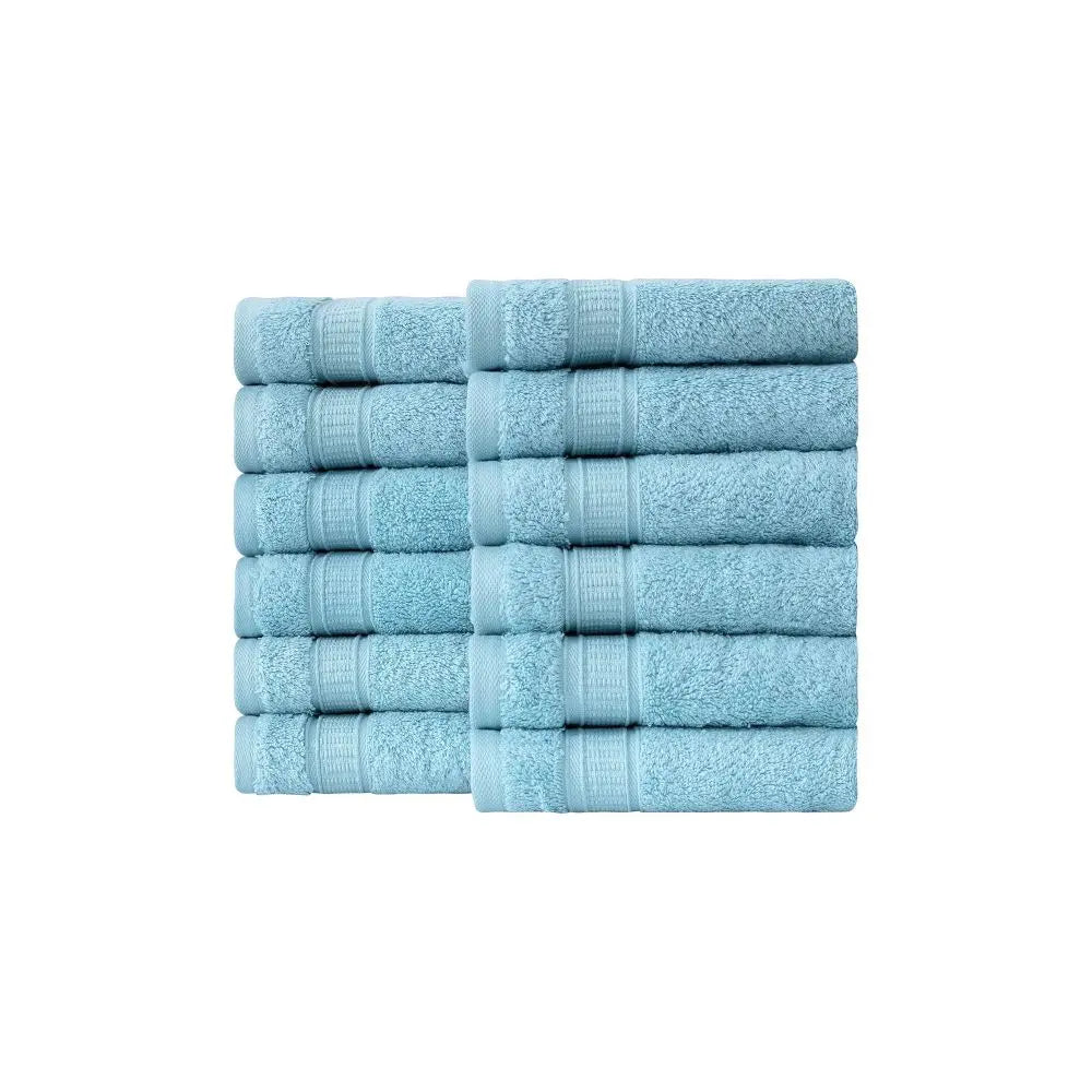 Turkish Cotton Washcloth Set of 12 by La'Hammam La'Hammam