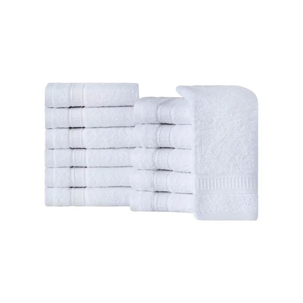 Turkish Cotton Washcloth Set of 12 by La'Hammam La'Hammam