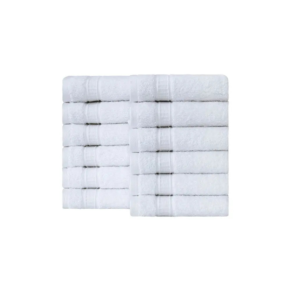 Turkish Cotton Washcloth Set of 12 by La'Hammam La'Hammam