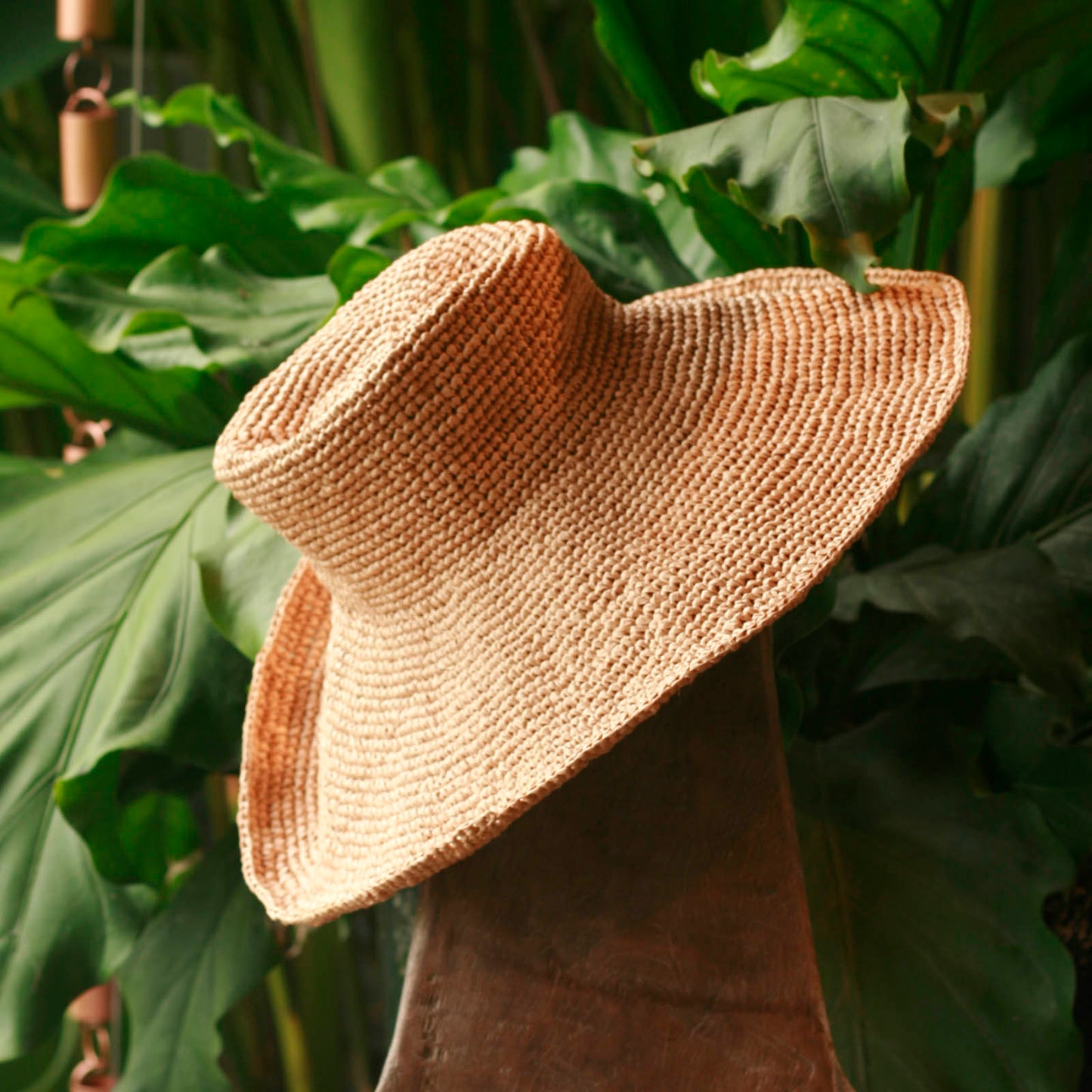 Ulu Raffia Rancher Medium Brim Hat in Natural Beige