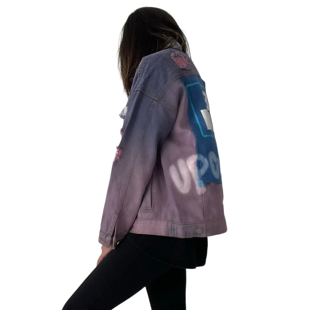 'UPCYCLED' by W+G Denim Jacket by Wren + Glory Wren + Glory