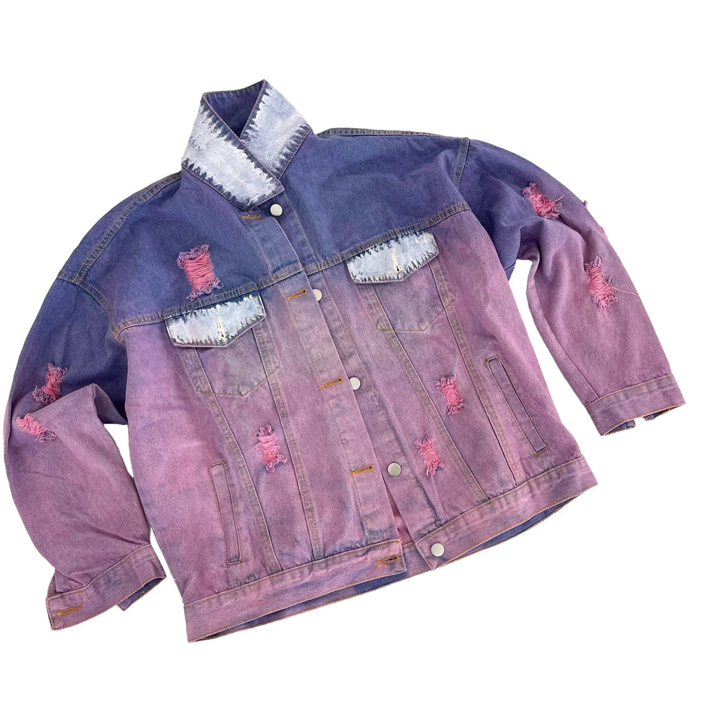 'UPCYCLED' by W+G Denim Jacket by Wren + Glory Wren + Glory